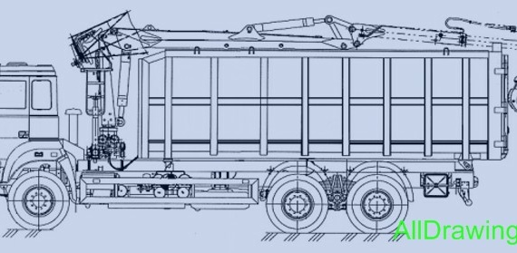 Урал-63685 (Металловоз) чертежи (рисунки) грузовика